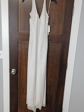 SCALA  47997L Beaded Gown – New with Tags – Size M